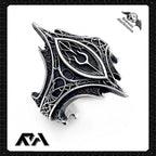 Dark Gothic Open Ring — Silver