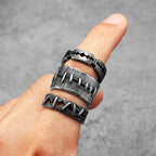 Suture Ring Stainless Steel Retro