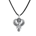 Egyptian Beetle Scarab Necklace for Women Men Talisman Eye of Horus Wadjet Ancient Amulet Protection Symbolic Pendant