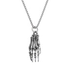 Skull Motorcycle Steel Pendant Demon Hand Halloween
