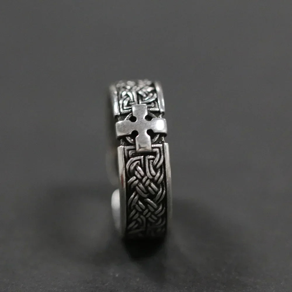 Retro Domineering Ethnic Style Fire-Breathing Dragon Ring Men\\\\\'s Charm Open Ring Punk Motorcycle Rider Jewelry Accessories