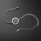 Norse Vegvisir Compass Bracelet — Stainless Steel