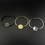 Seven Archangels Stainless Steel Bracelet for Women Men Seal of Solomon Talisman Christian Adjustable Hand Chain