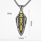 Viking Spear Stainless Steel Pendant Necklace