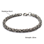 Zirconia Tennis Chain Bracelet — Stainless Steel