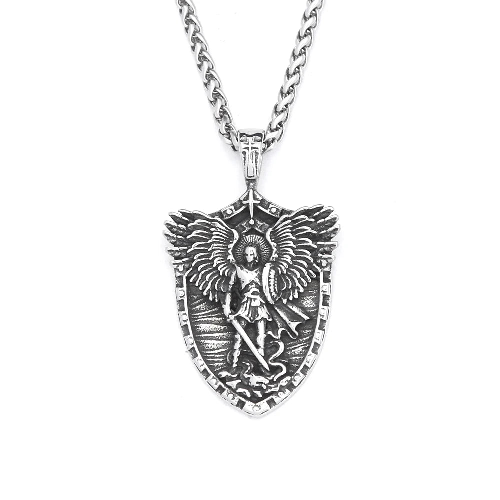 Angel Wings Pendant — Stainless Steel