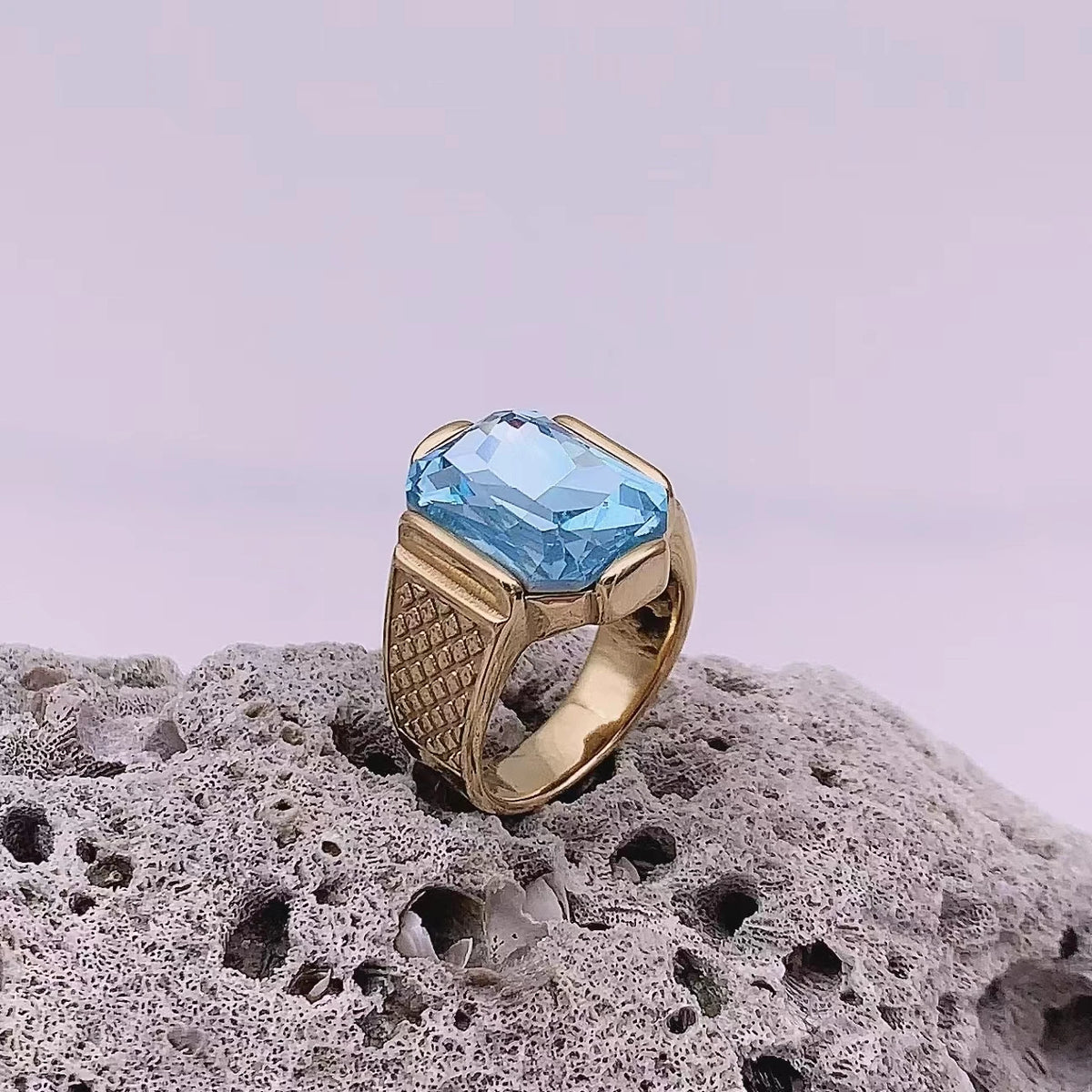 R3351g Men's High Quality Vintage Stainless Steel Styles Ring Jewelry