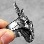 Rabbit Skull Ring — Stainless Steel