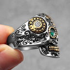Cyberpunk Skull Ring — Stainless Steel