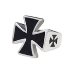 Fashion Punk Vintage Skull Ring Stainless Steel Gothic Biker Ring For Men Women Unique Viking Amulet Jewelry Gift