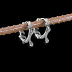 Viking Winding Snake Earrings for Men — Stainless Steel