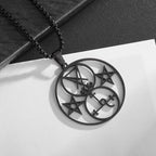 Inverted Cross Stainless Steel Pendant Necklace