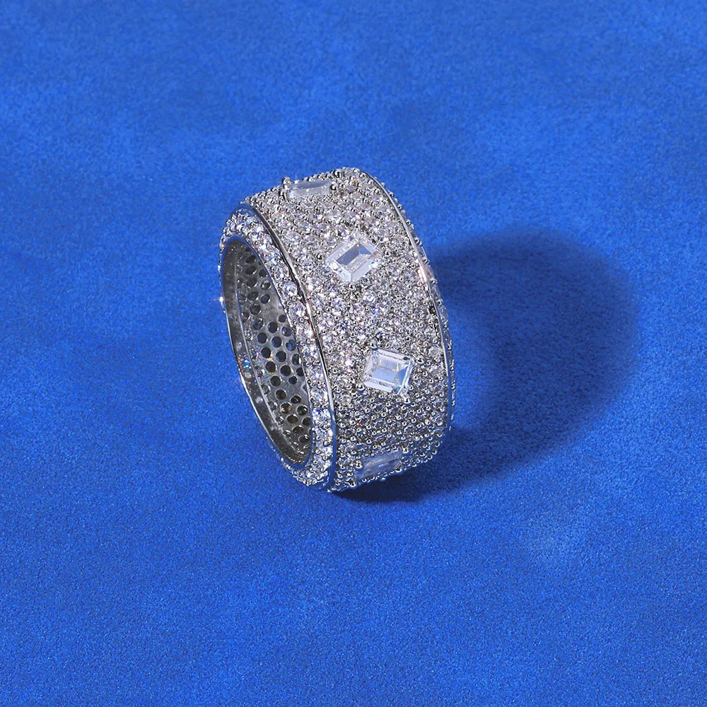 Iced Out Championship Ring Stainless Steel