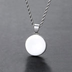 Iced Out Photo Pendant Necklace 26MM