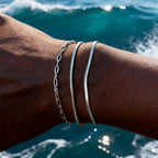 Minimal Thin Chain Bracelet — Stainless