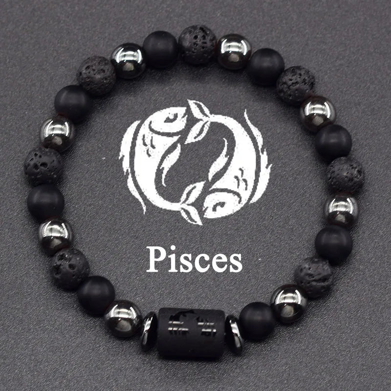 12 Zodiac Signs Bracelet Homme 12 Constellation Jewelry for Women Scorpio Gemini Sagittarius Bracelet Friendship Gift Whoelsales