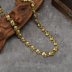 Trendy New Arrival: Skull-Motif Men's Necklace Gothic Dark Retro Punk Style Bold and Versatile Necklace