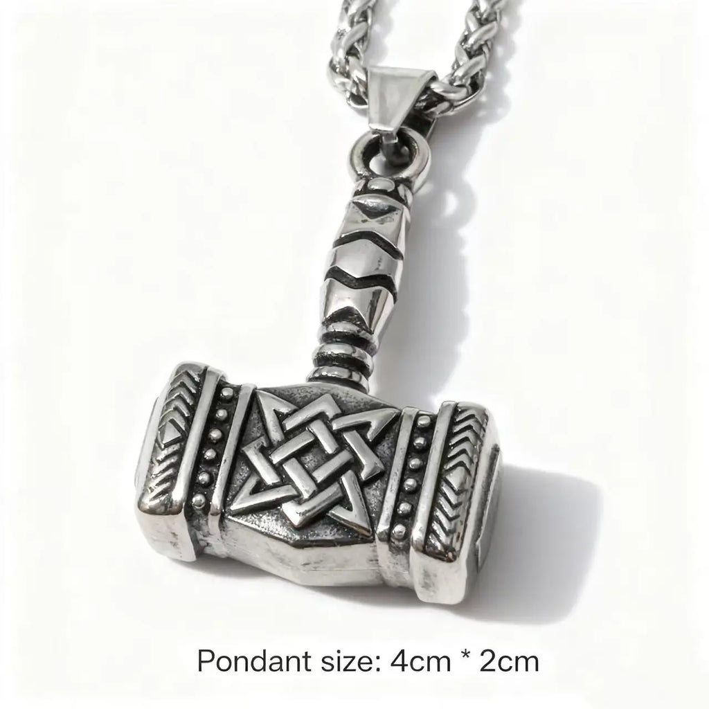 Viking Steel Pendant 316L Spear Punk Style