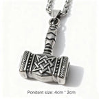 Viking Steel Pendant 316L Spear Punk Style