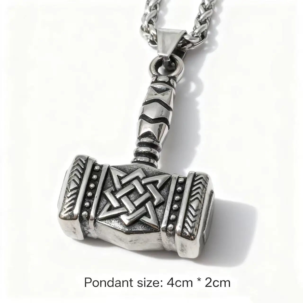 Viking Steel Pendant 316L Spear Punk Style