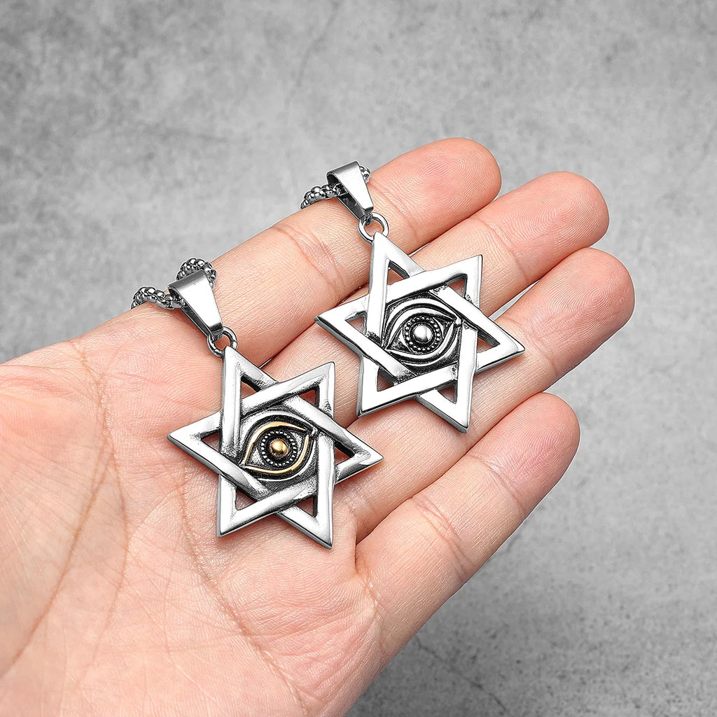 Seal of Solomon Pendant — Stainless Steel