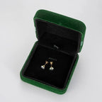 IOGOU 14K Solid Gold Moissanite Round Stud Earrings for Women Men GRA Certified Moissnaites 3mm 4mm 5mm 6mm 6.5mm Gold Jewelry