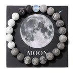 Rope Steel Bracelet Moon 8MM Solar System