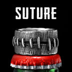 Gothic Suture Ring Stainless Steel