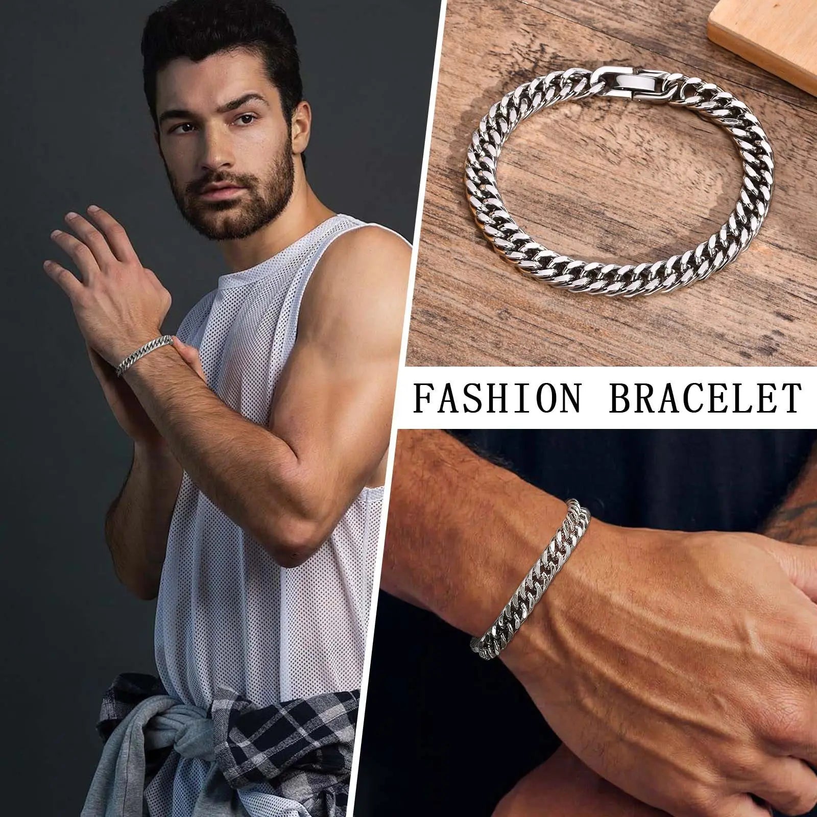 Miami Cuban Link Bracelet — Stainless Steel