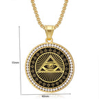 Eye of Providence Gold Pendant Necklace