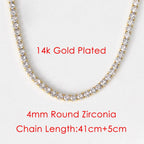 Iced Out Tennis Choker — Stainless Steel