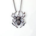 Stainless Steel Vintage Spider Pendant Necklace
