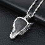 Dragon Head Pendant Necklace — Stainless Steel