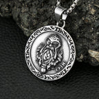 Odin Steel Pendant Vintage Vikings Piracy Nordic