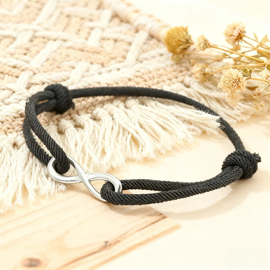 Premium 3MM Adjustable Rope Cord Bracelet — 6 Colors