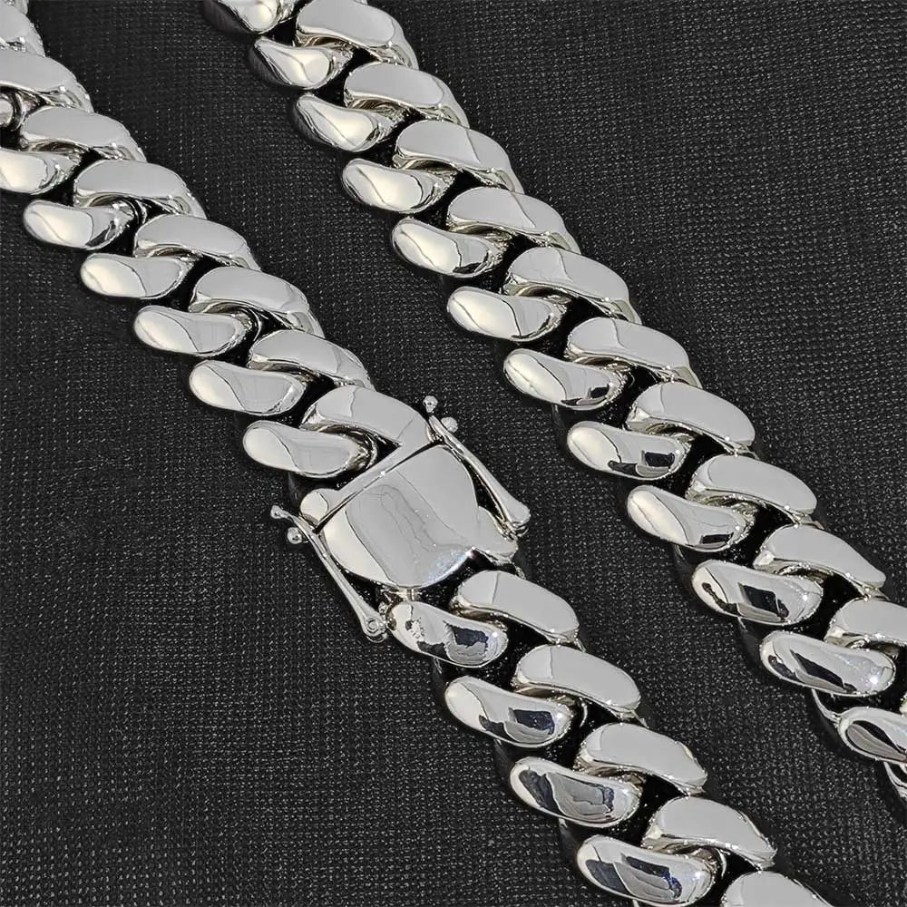 Stainless Steel Cuban Bracelet Miami Heavy 10-22MM