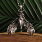 Seraph Warrior Pendant Necklace — Zinc Alloy