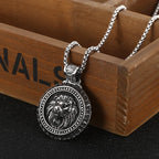 Skull Lion Tiger Pendant Necklace — Stainless Box