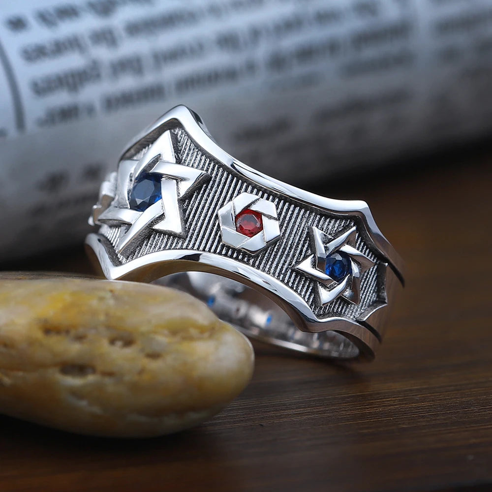 Star of David Ring — 925 Silver