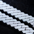 Gold Cuban Chain Necklace Moissanite 12MM Iced Out