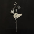 Original Hollow Heart Pocket Watch Chain keychain Design Steampunk Clock Vintage Necklace Pendant Jewelry Watch Men
