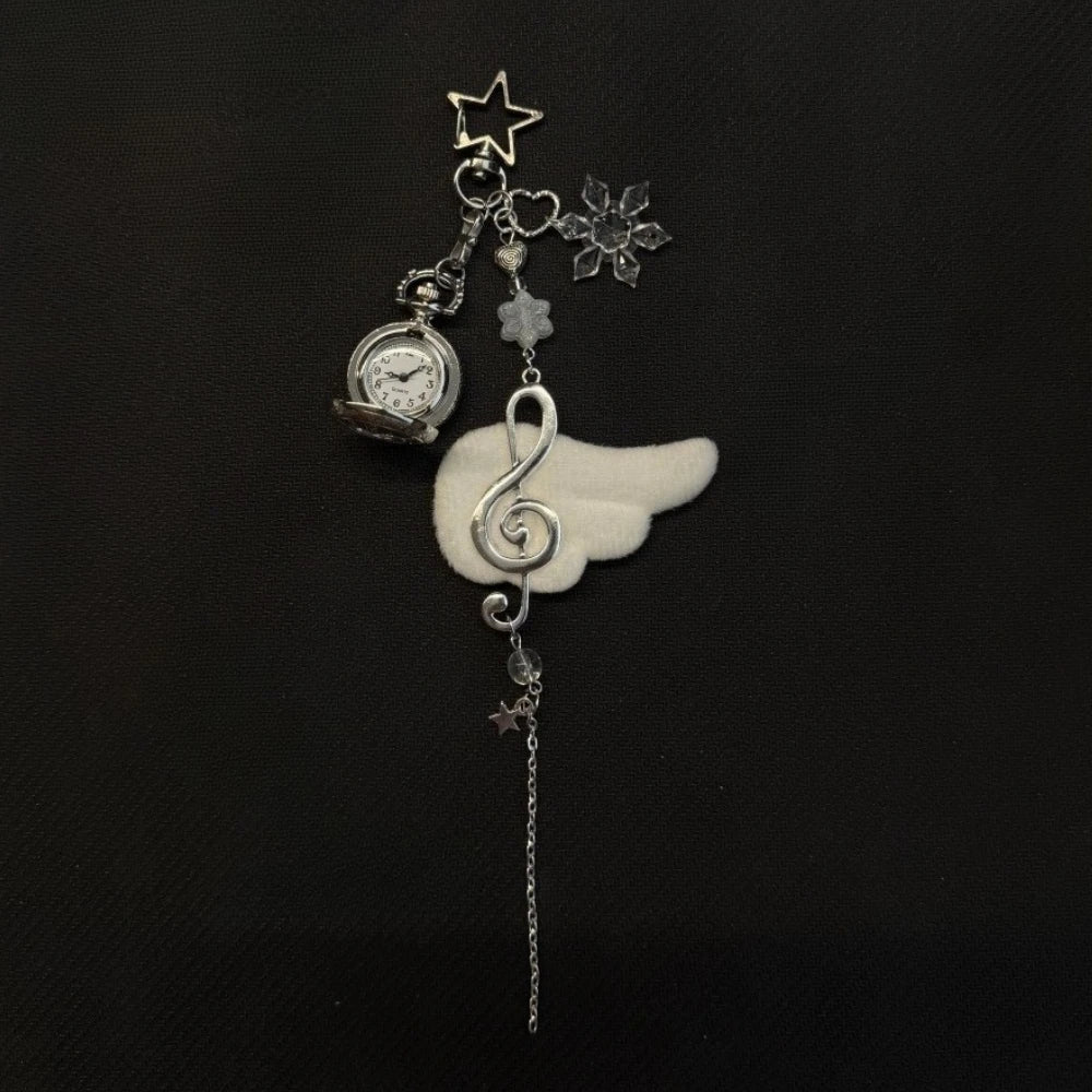 Original Hollow Heart Pocket Watch Chain keychain Design Steampunk Clock Vintage Necklace Pendant Jewelry Watch Men