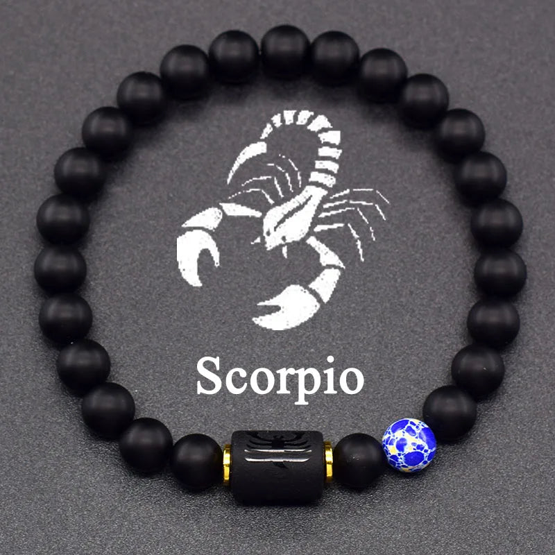 12 Zodiac Signs Bracelet Homme 12 Constellation Jewelry for Women Scorpio Gemini Sagittarius Bracelet Friendship Gift Whoelsales