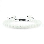Beaded Bracelet 4 6 8mm Natural Stone Shiny Black Onyx Beads Bracelets & Bangles Adjustable Size Obsidian Wrist Jewelry