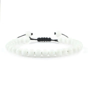 Adjustable Black Onyx Beaded Bracelet 8mm
