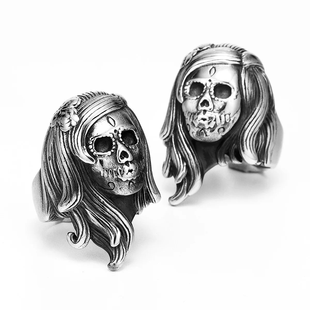 Skull Gothic Ring Stainless Steel
