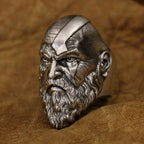 God of War Kuiye Kratos Ring Fashion Personality Mighty Opening Ring European and American Retro Finger and Hand Jewelry