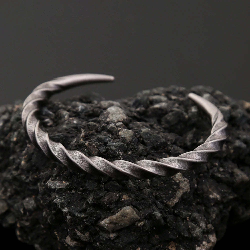 Steel Bracelet Vintage 316L Twist Punk Party