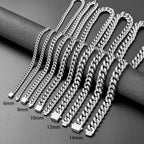 Cuban Link Chain Necklace — Stainless Steel 10mm 22"