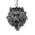 Stainless steel domineering wolf head pendant, stainless steel men's necklace, exquisitely matched with accessories